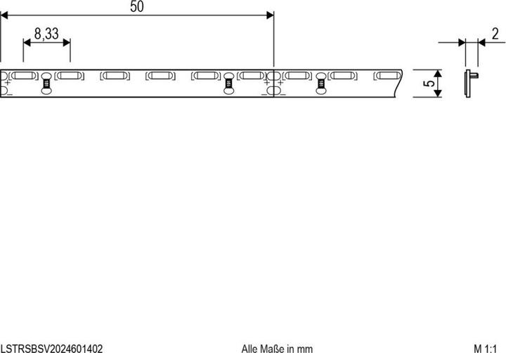 Produktbild EVN LED-Stripe (Weiss, 500 cm, Indoor)
