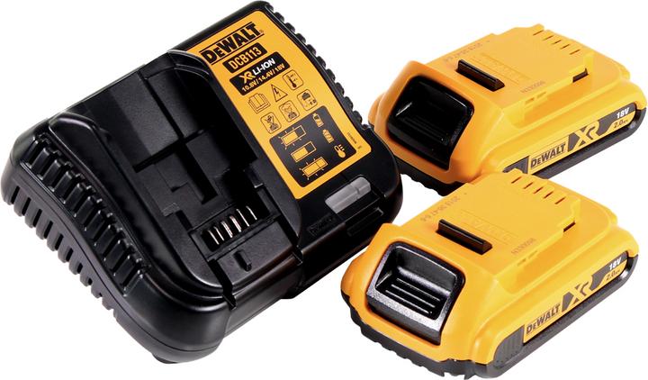Produktbild DeWalt DCS 356 S2 Akku Multitool 18V Brushless + 35tlg. Zubehör + 2x Akku 2,0Ah + Ladegerät + TSTAK