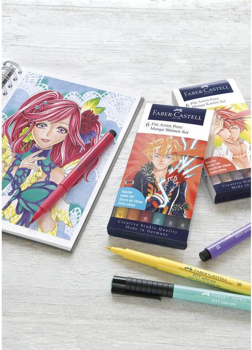 Produktbild Faber-Castell Manga Kaoiro set (Mehrfarbig, 6 x)