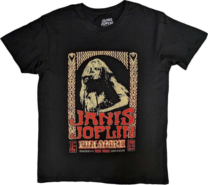 Produktbild Janis Joplin Erwachsene Vintage Poster TShirt (L)
