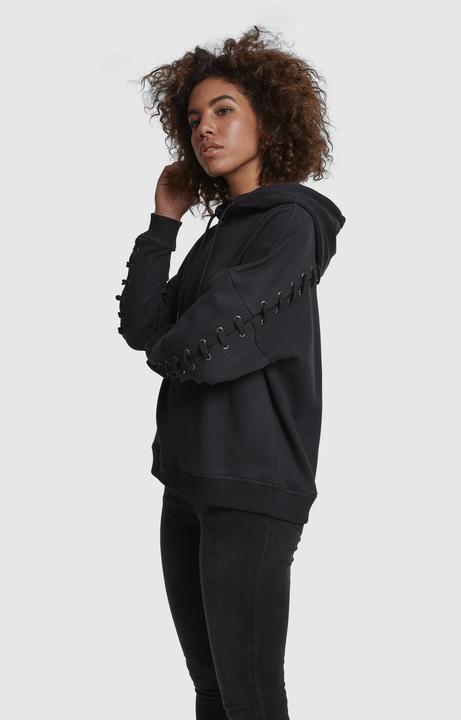 Produktbild Urban Classics Ladies Laced-Up Hoody (S)