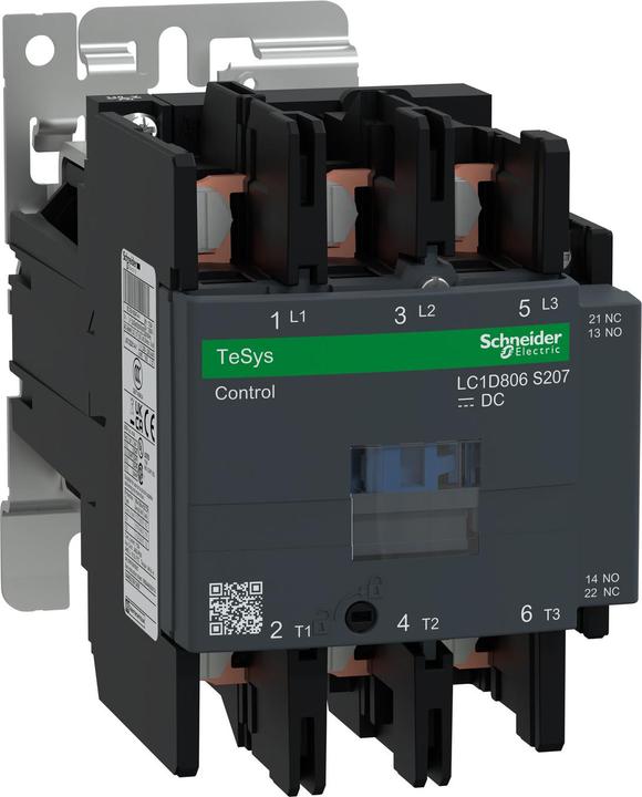 Produktbild Schneider Electric LC1D806FWS207 3P 80A 110VDC Bahn Schütz
