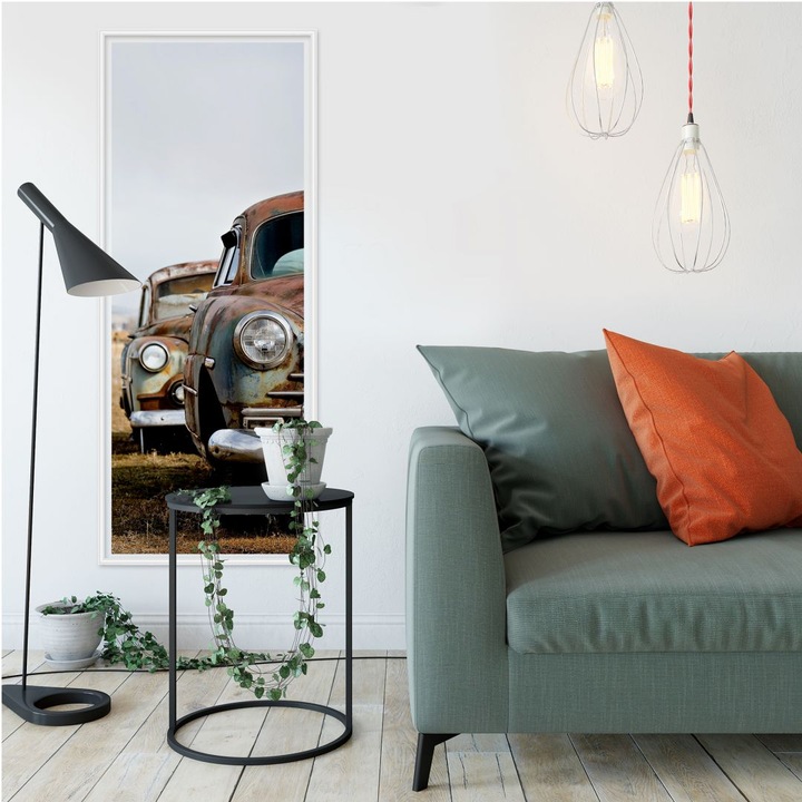 Immagine prodotto Trenddeko Vecchie auto arrugginite (30 x 80 cm)