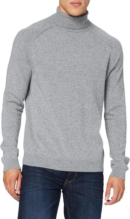 Actual product image Falke Men's Roll Neck Sweatshirt with Ribbed Texture and Knit Comfort (3XL)