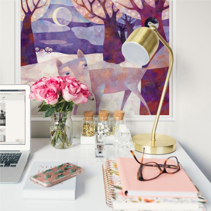 Produktbild Trenddeko Winterwald (100 x 100 cm)