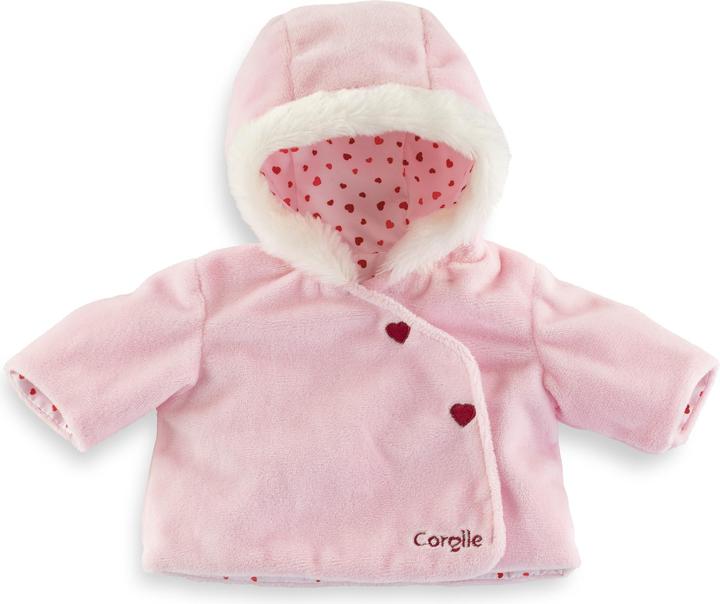 Actual product image Corolle MPP coat, heart leaf