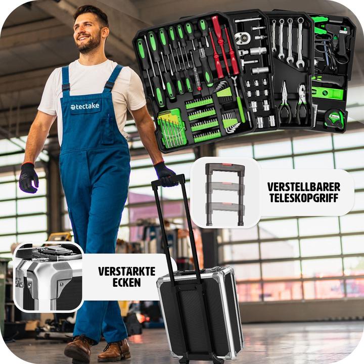 Actual product image tectake Trolley Tool Case (1200 pieces)