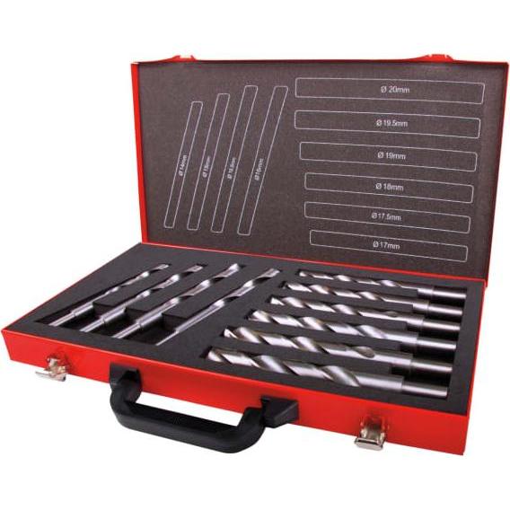 Ruko, Bohrereinsatz, 10-teiliges Bohrer-Set für Metall HSS 14-20 mm (14-20 mm)