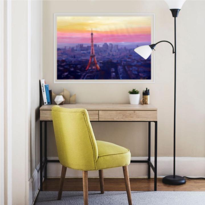 Produktbild Trenddeko Pariser Eiffelturm in der Abenddämmerung (60 x 40 cm)