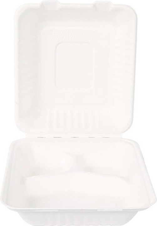 Produktbild Naturestar BIO Take-Away-Box "Triple" Zuckerrohr (250 x)