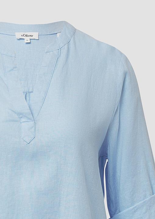 Immagine prodotto s.Oliver Bluse Leinenmix-Bluse mit Turn-up (36)