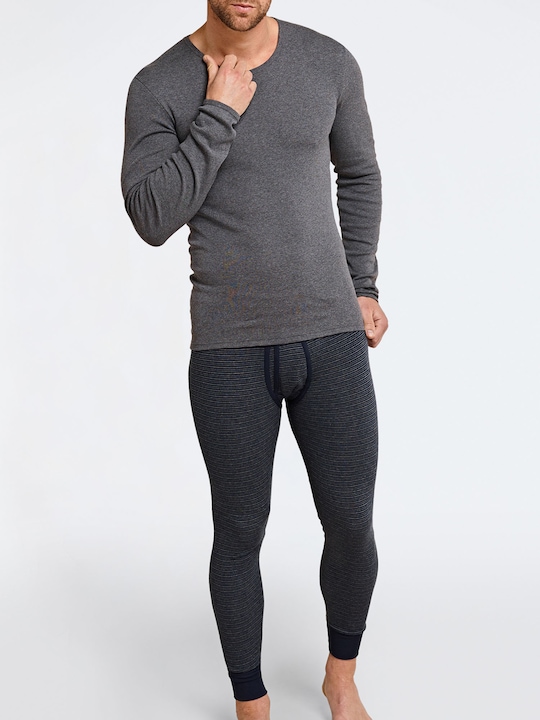Produktbild Schiesser Lange Unterhose Feinripp Melange (M, 2er Pack)