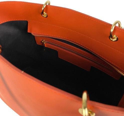 Image du produit Only-Bags.Store Sac avec poignée en bambou, sacs à main en cuir, sac en cuir véritable, sac à bandoulière, fait main