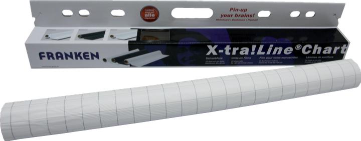Actual product image Franken X-tra! Line flipchart film, squared, 600x800mm