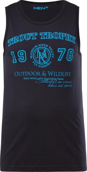 Produktbild Men+ Tanktop, Unterhemd, Print, Rundhals (4XL)