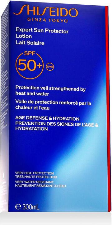 Actual product image Shiseido Expert Sun (Sun lotion, SPF 50, 300 ml, 0.30 g)