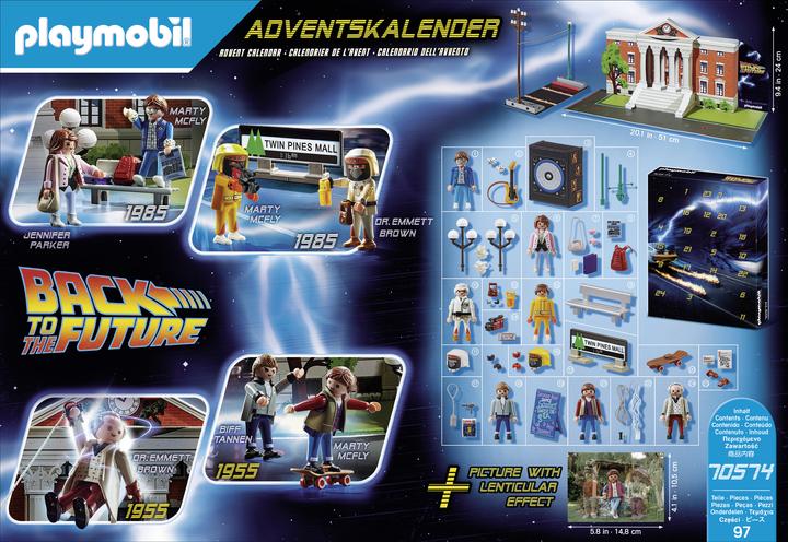 Actual product image Playmobil Advent Calendar Back to the Future