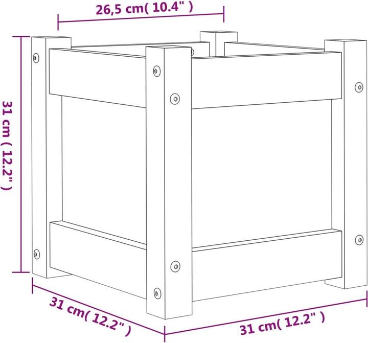Produktbild vidaXL Pflanzkübel