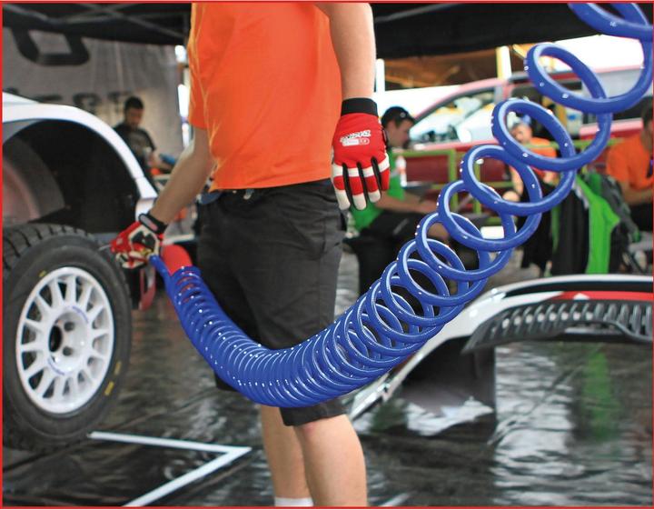 Actual product image KS Tools PU compressed air spiral hose. Ø 8mm 515.3335