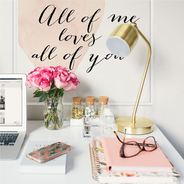 Produktbild Trenddeko All of me loves all of you (70 x 70 cm)
