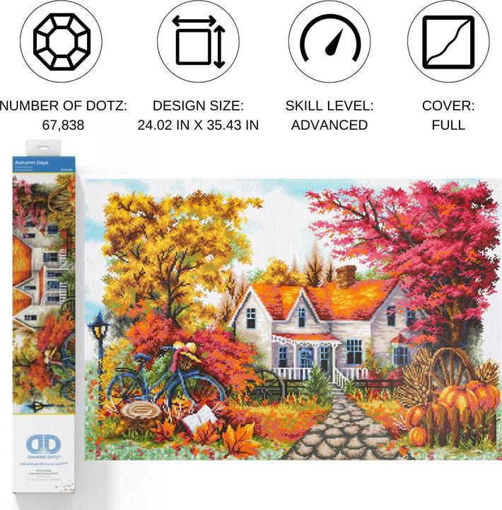 Produktbild Diamond Dotz Autumn Days 90 x 61 cm