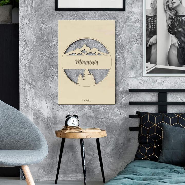 Produktbild Trenddeko Travel Mountain