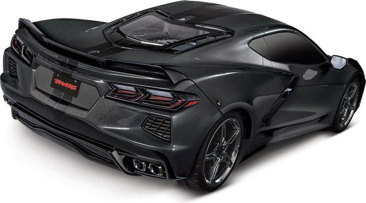 Produktbild Traxxas 4Tec 3.0 Corvette C8 Elektro Brushed On Road 4WD 1:10 RTR schwarz (RTR Ready-to-Run)