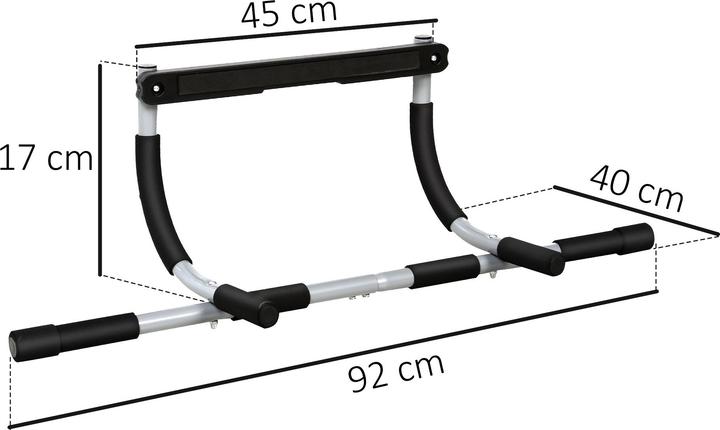 Actual product image Homcom Pull-up bar for the door frame