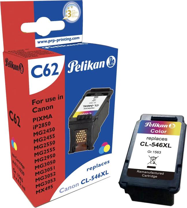 Image du produit Pelikan Encre pour Canon CL546XL (M, C, Y)
