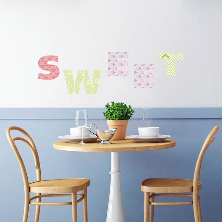 Immagine prodotto Trenddeko Alfabeto modello geometrico (48 x 70 cm, 41 x 60 cm, 61 x 90 cm, 68 x 100 cm, 71 x 100 cm, 54 x 80 cm)