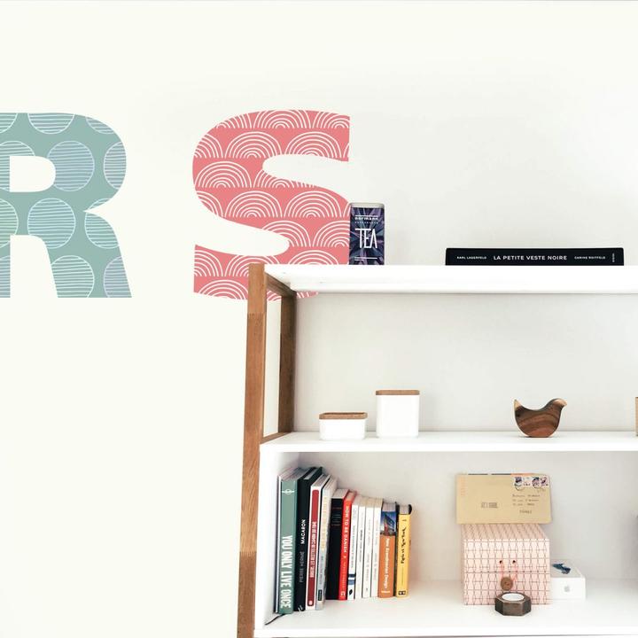 Immagine prodotto Trenddeko Alfabeto modello geometrico (48 x 70 cm, 41 x 60 cm, 61 x 90 cm, 68 x 100 cm, 71 x 100 cm, 54 x 80 cm)