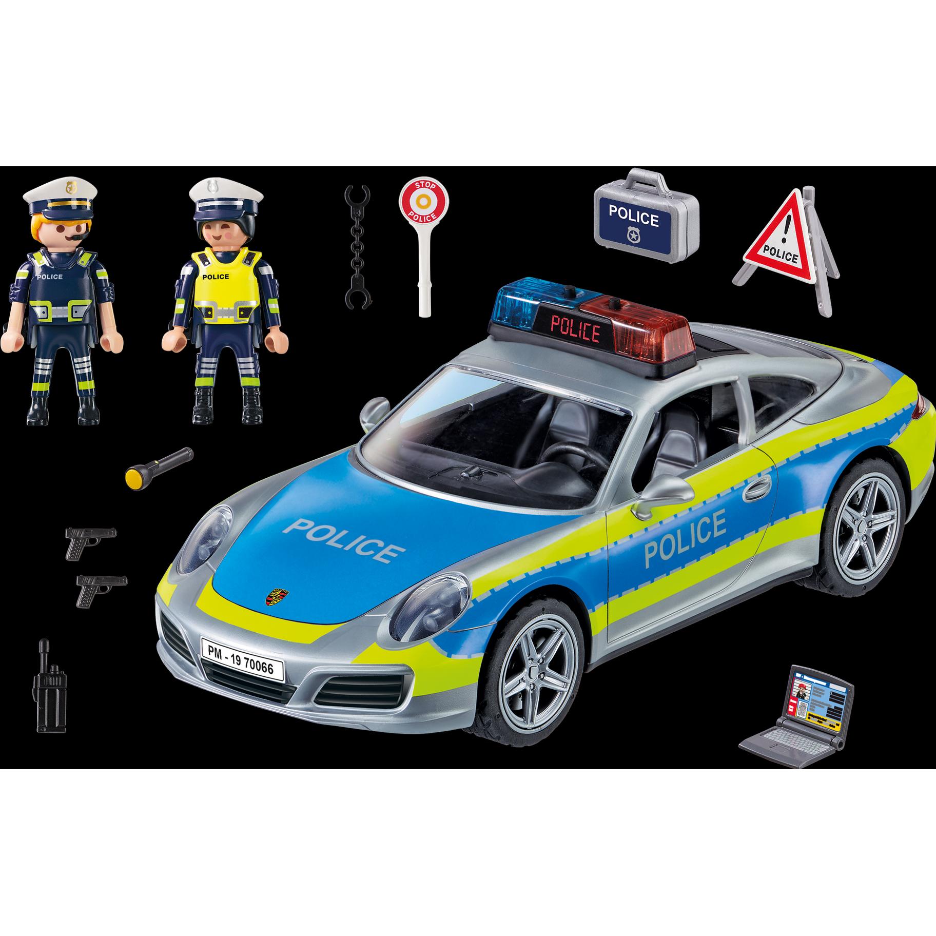 Thumbnail - Playmobil Porsche 911 Carrera 4S Police (70066, Playmobil Porsche)