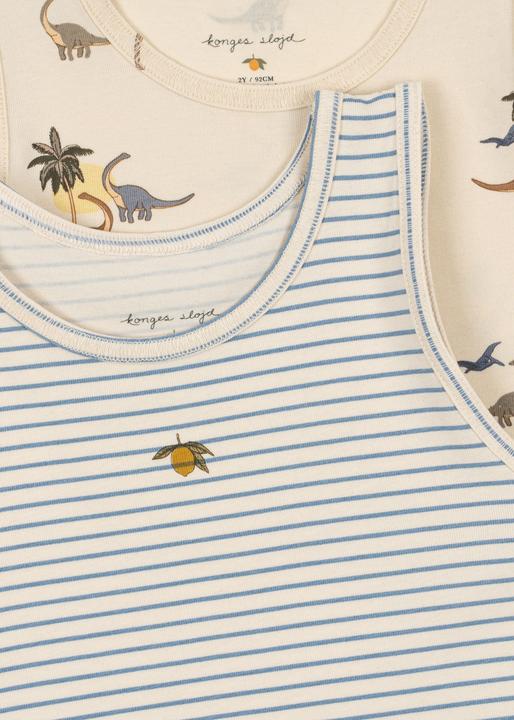 Produktbild Konges Slojd 2Pack Basic Tanktop Kubi Stripe Bluie (98)