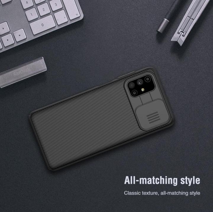 Productafbeelding Nillkin CamShield hoesje voor Samsung Galaxy M51 (zwart) universeel (Samsung Galaxy M51)