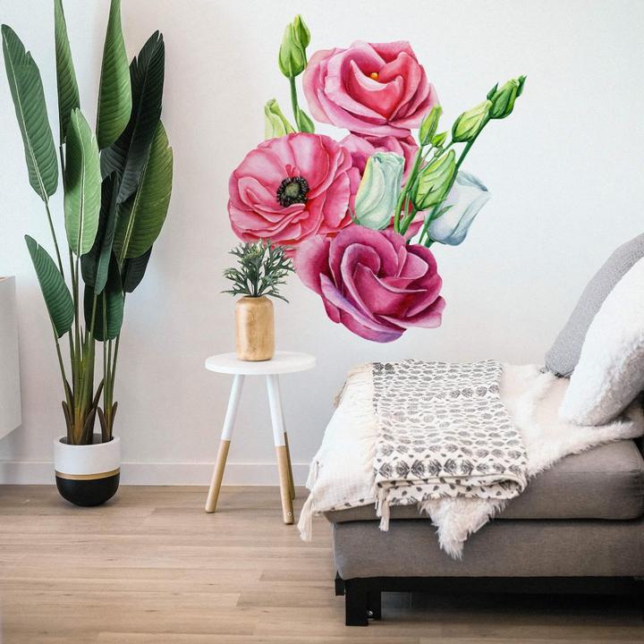 Actual product image Trenddeko Pink flower arrangement (93 x 100 cm)