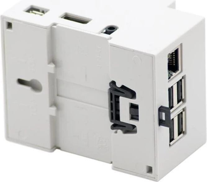 Produktbild Raspberry Pi Hutschienen Gehäuse für 3, 2B, B+ RB-Case+07