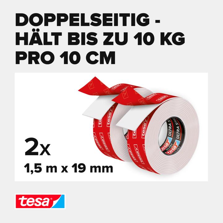 Immagine prodotto tesa Nastro di montaggio biadesivo Powerbond ULTRA STRONG (19 mm)