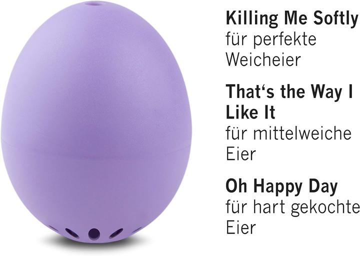 Produktbild PiepEi Singende Eieruhr Gute Laune lila (EU-Stecker)