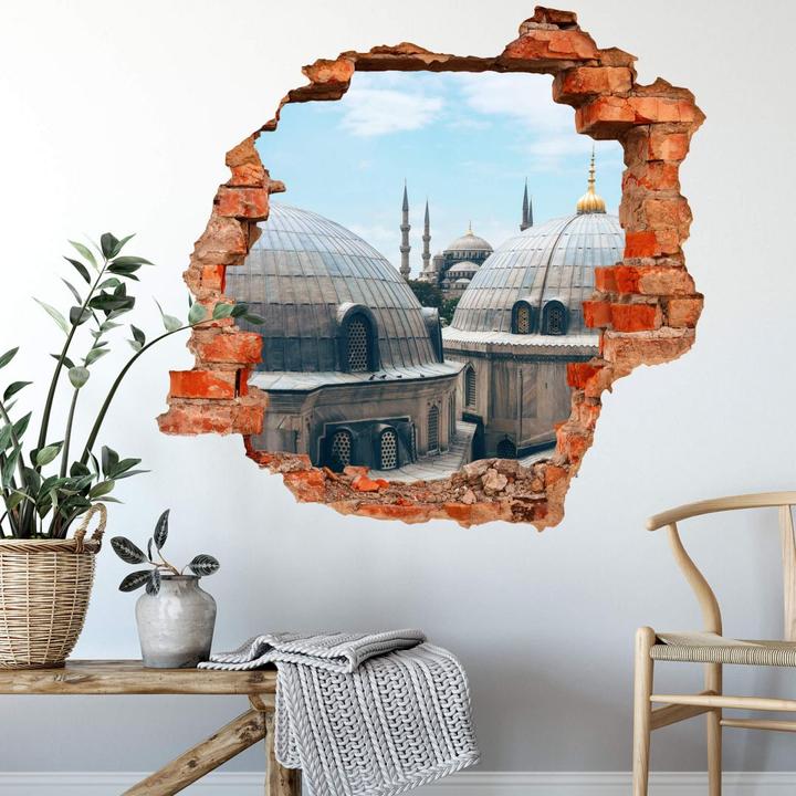 Image du produit Trenddeko 3D Sur les toits d'Istanbul (80 x 76 cm)