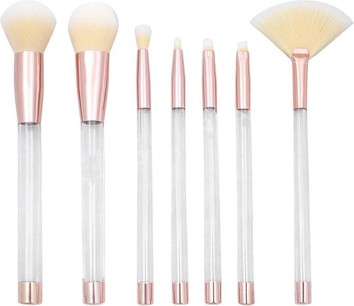 König Design Brush Set Makeup Professional 7 pcs. Make Up Brush Set Cosmetic Brushes (Set)