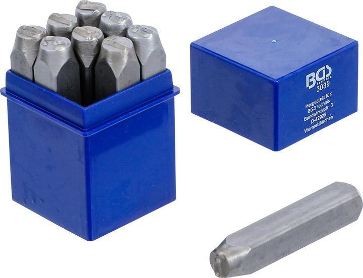 Actual product image BGS Figure Punch Set 10 mm