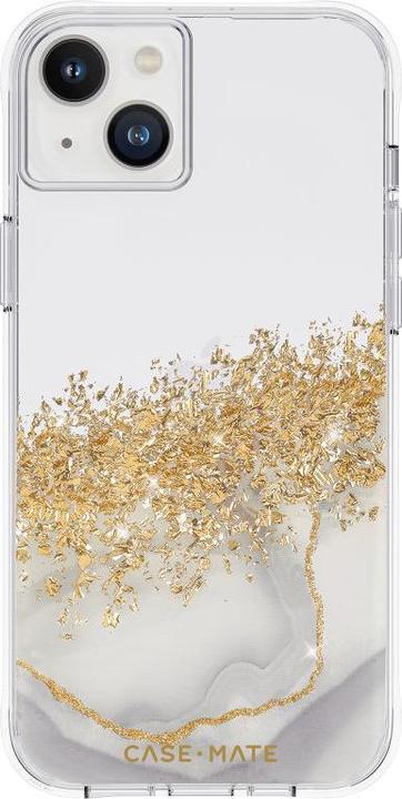 Produktbild Case-Mate Karat - Etui iPhone 14 Plus zdobione złotem (Marble) (Apple iPhone 14 Plus)
