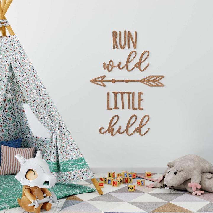 Immagine prodotto Trenddeko Correre selvaggio piccolo bambino (42 x 60 cm)