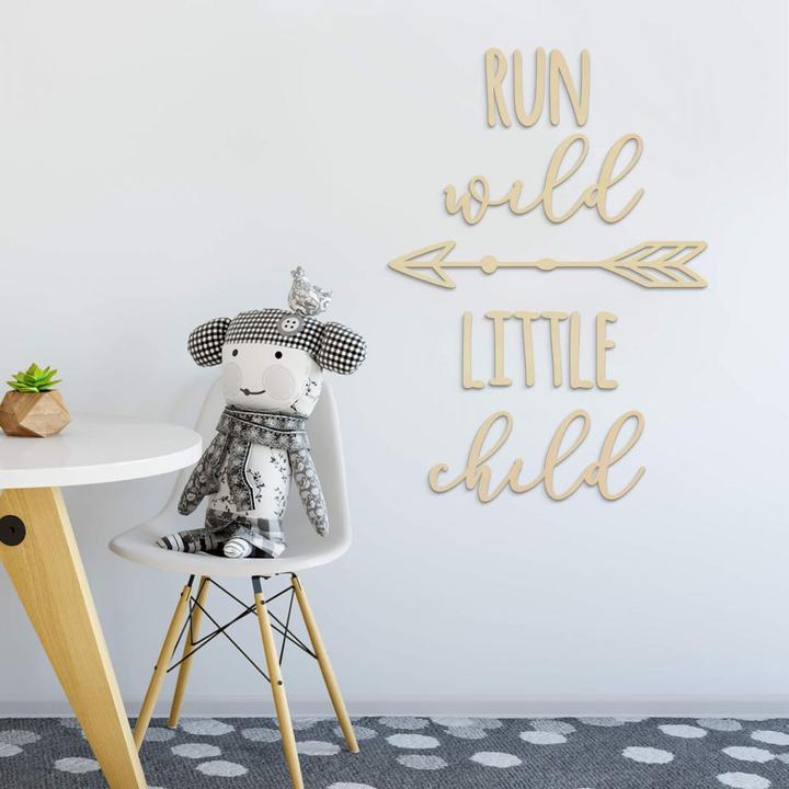 Immagine prodotto Trenddeko Correre selvaggio piccolo bambino (56 x 80 cm)