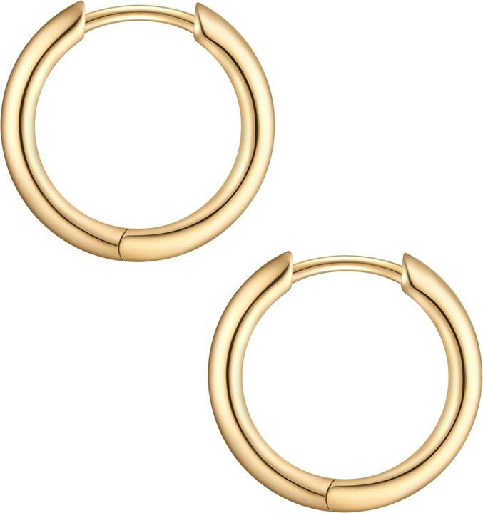 Immagine prodotto Glanzstücke München Creolen Sterling Silber gelbgold - 38242 (Argento 100%)