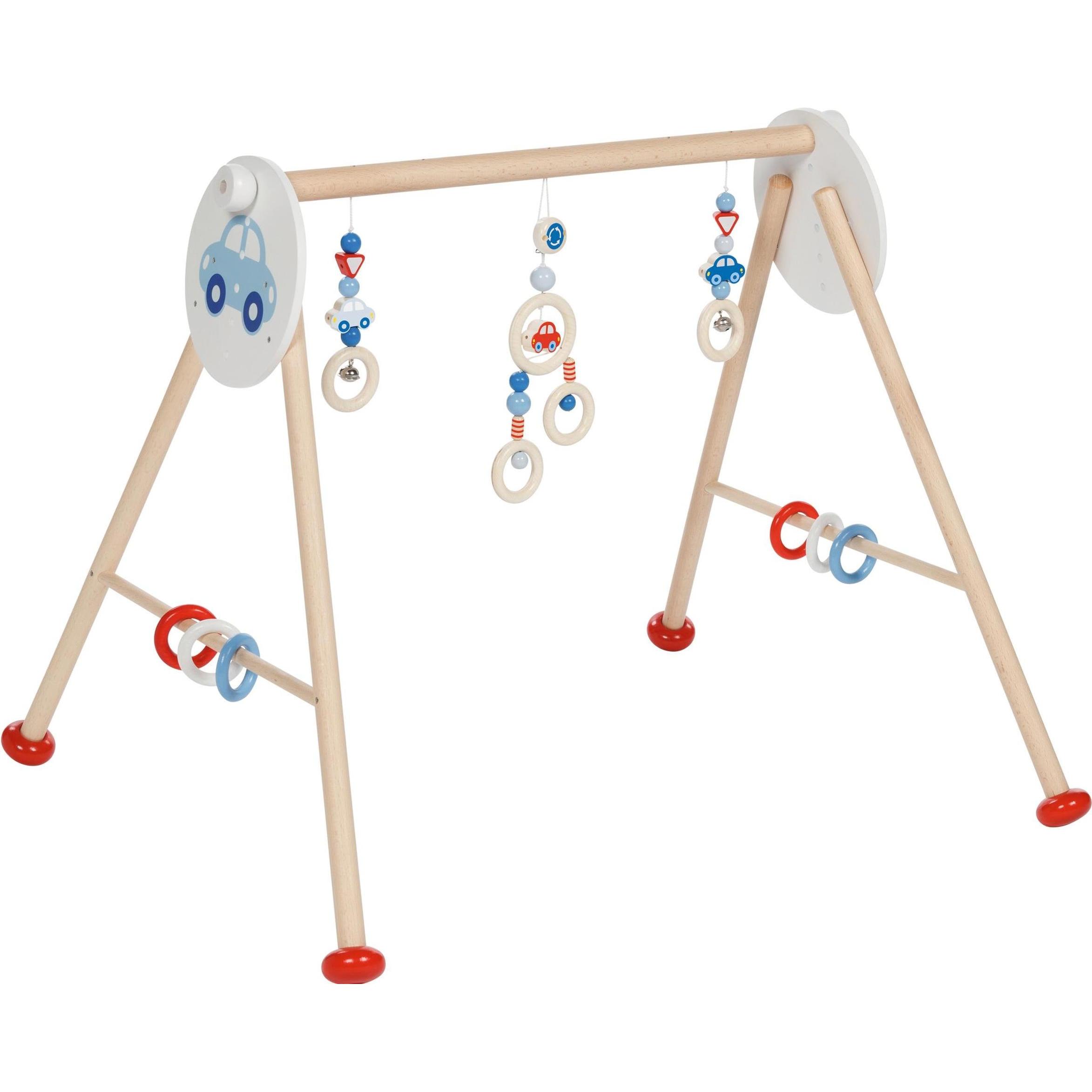 Thumbnail - Goki, Krabbeldecke + Spielbogen, Baby-Fit Autos, Greif- und Spieltrainer