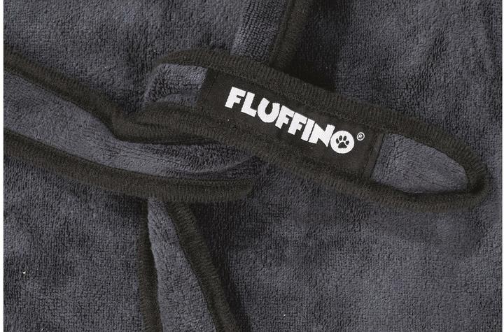 Image du produit Fluffino Peignoir Beige / Bleu, M (M, Peignoir pour chien)