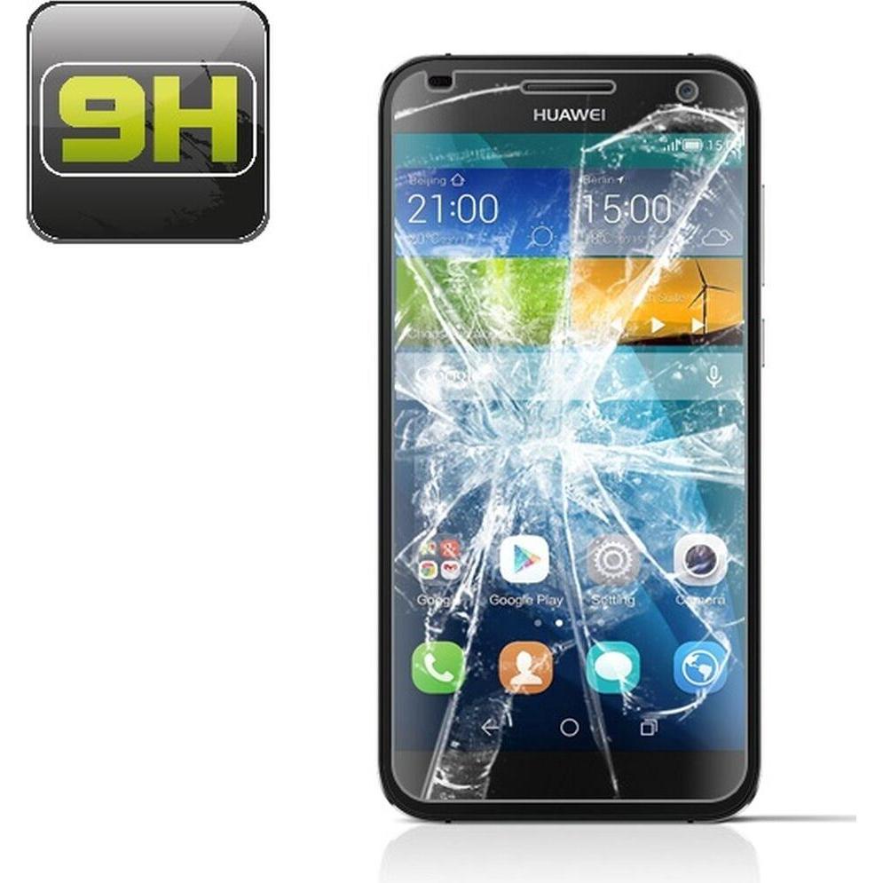 Protectorking 4x echtes Tempered 9H Panzerhartglas 3D KLAR (4 Stück, Huawei G7 Plus), Smartphone Schutzfolie
