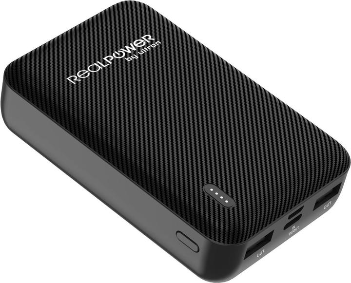 Actual product image RealPower Powerbank BB-10000 SE 10,000 mAh (10000 mAh, 37 Wh)