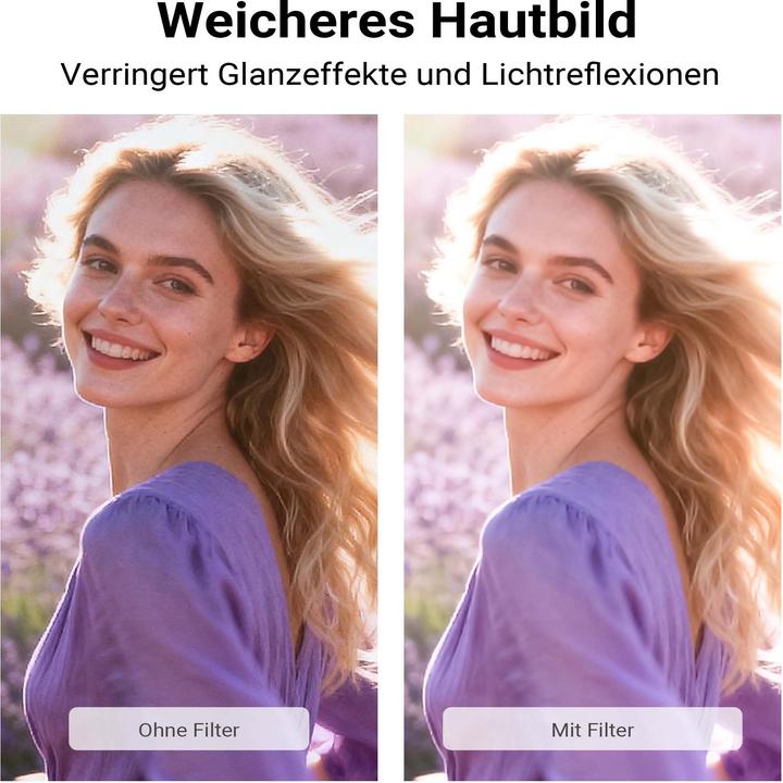 Produktbild Walimex pro Black Mist Diffusion Filter 1/4 Nano 52mm Kamerafilter Nebelfilter (52 mm, ND- / Graufilter)